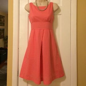 J Crew coral (salmon) dress sz 2P preowned